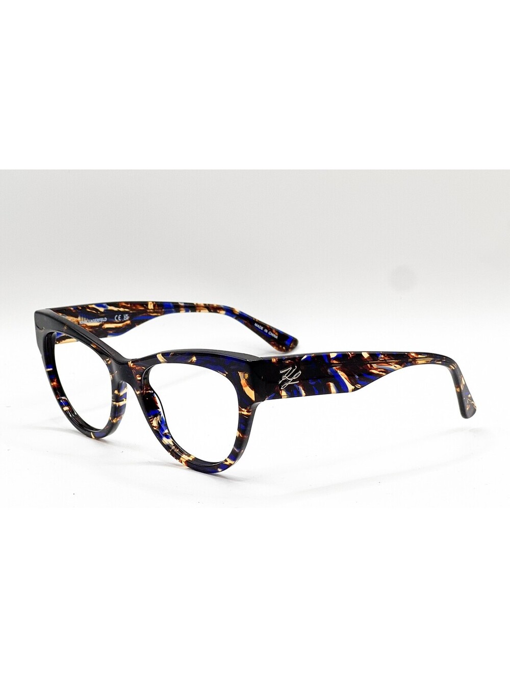 Karl Lagerfeld KL6065 430 Blue Tortoise Authentic Eyeglass Frames 53-18-140